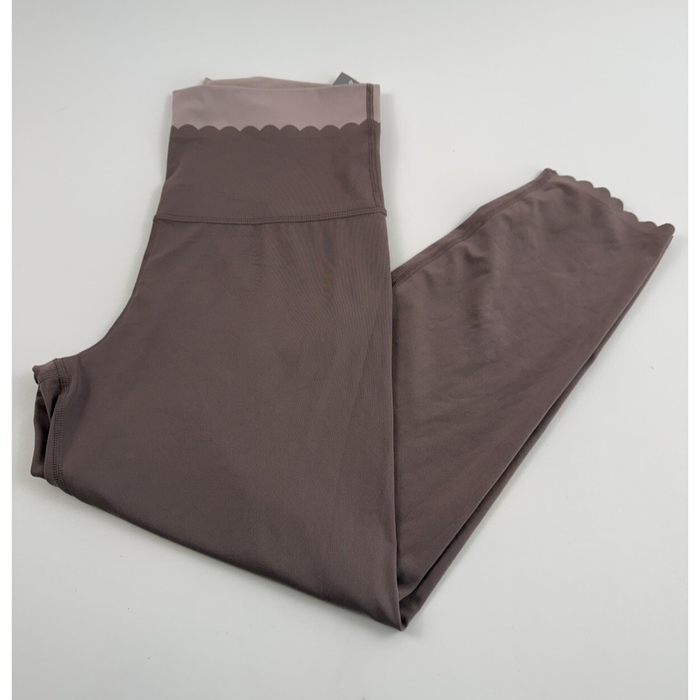 Aerie Women Chill Play Move High Rise Fleece Lined Pocket Legging Brown M NWT